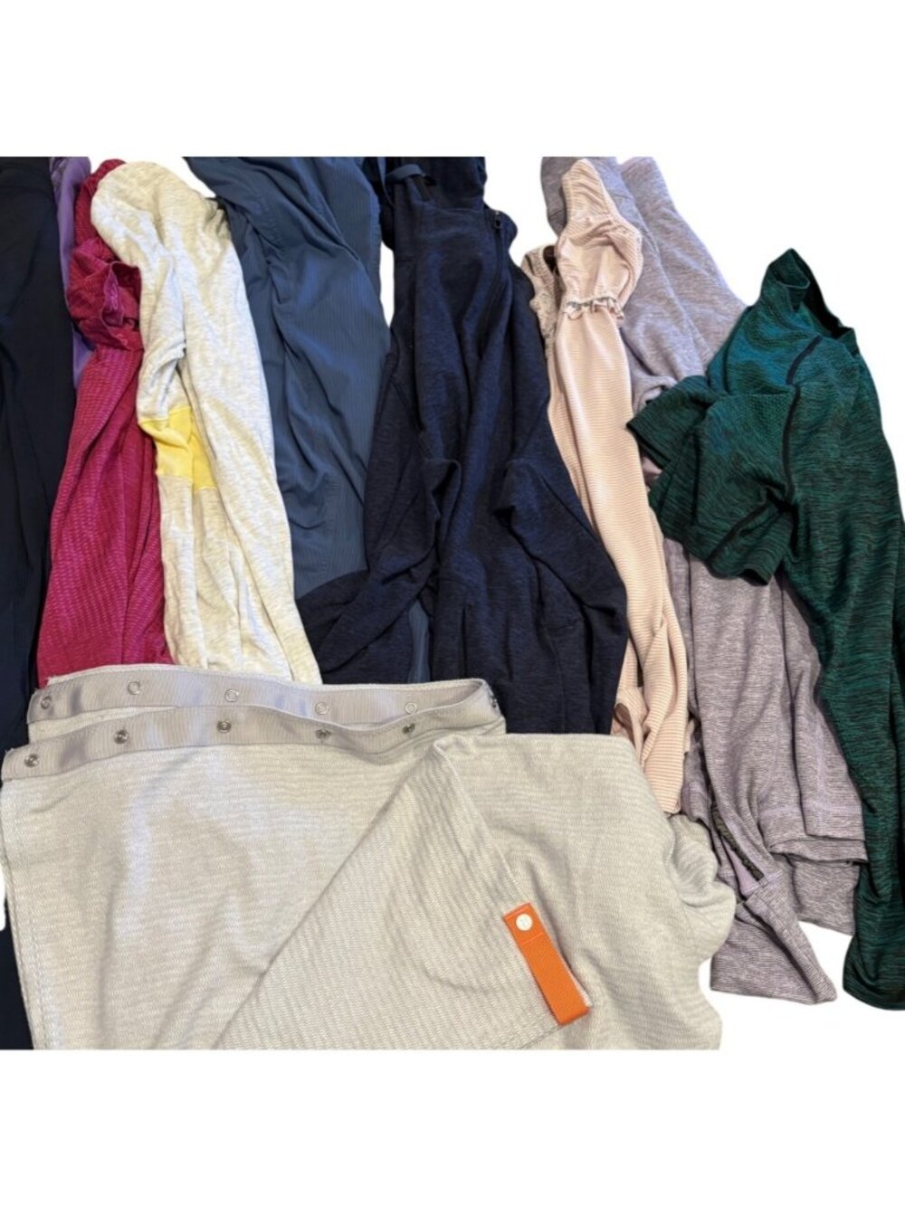 Closet Cleanout! Lululemon Lot 10 Tops Hoodie Jacket Dance Studio Pant Scarf